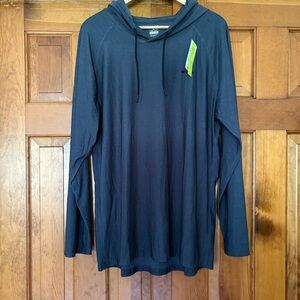 TSLA Men's Gray Long Sleeve Hoodie Tee XL NWT